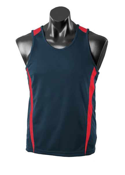 Aussie Pacific Eureka mens singlet 1st ( 14 Colour )-(1104)