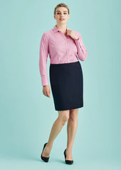 Biz Corporates Chevron Band Skirt (20114)