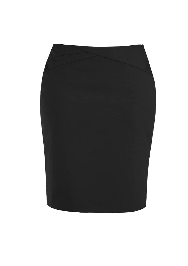 Biz Corporates Chevron Band Skirt (20114)