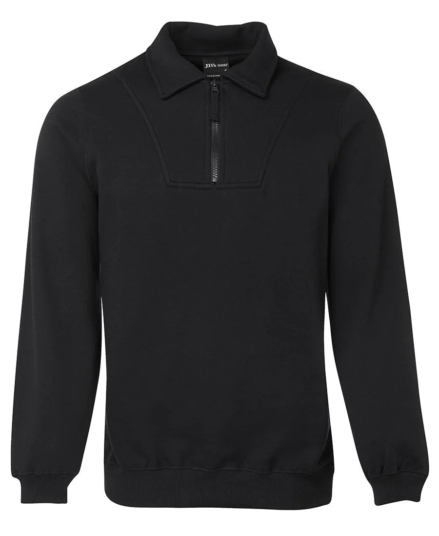 JB's Adults Half Zip Fleecy Sweat (3FSZ)