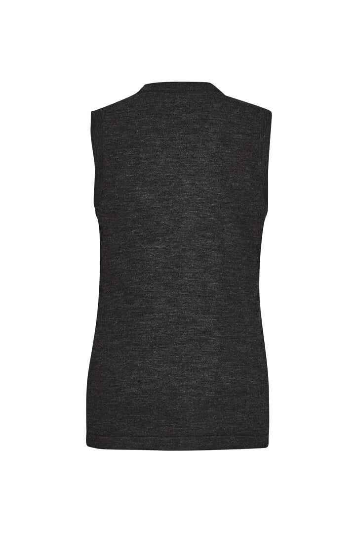 Biz Care Womens Button Front Knit Vest (CK961LV)